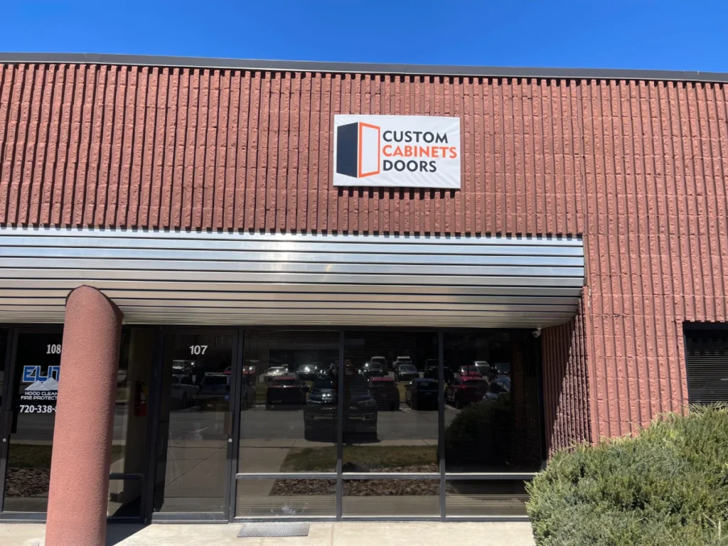 Custom cabinet shop exterior view